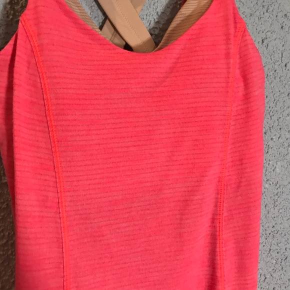 Lululemon Run For Gold Tank Coral Beige Size 2 - Picture 6 of 10